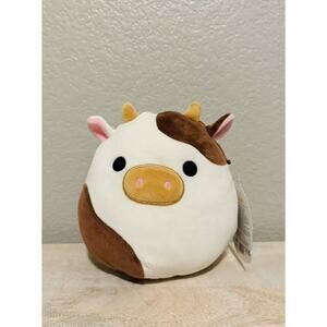 Brand New Squishmallows Ronnie the Cow 7” Plush Stuffed Animal Kellytoy